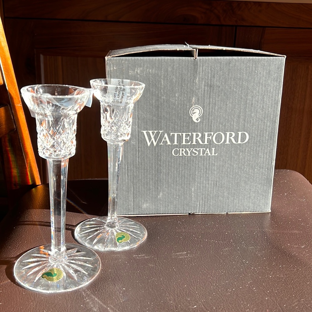 Lismore 7” Waterford Candlestick